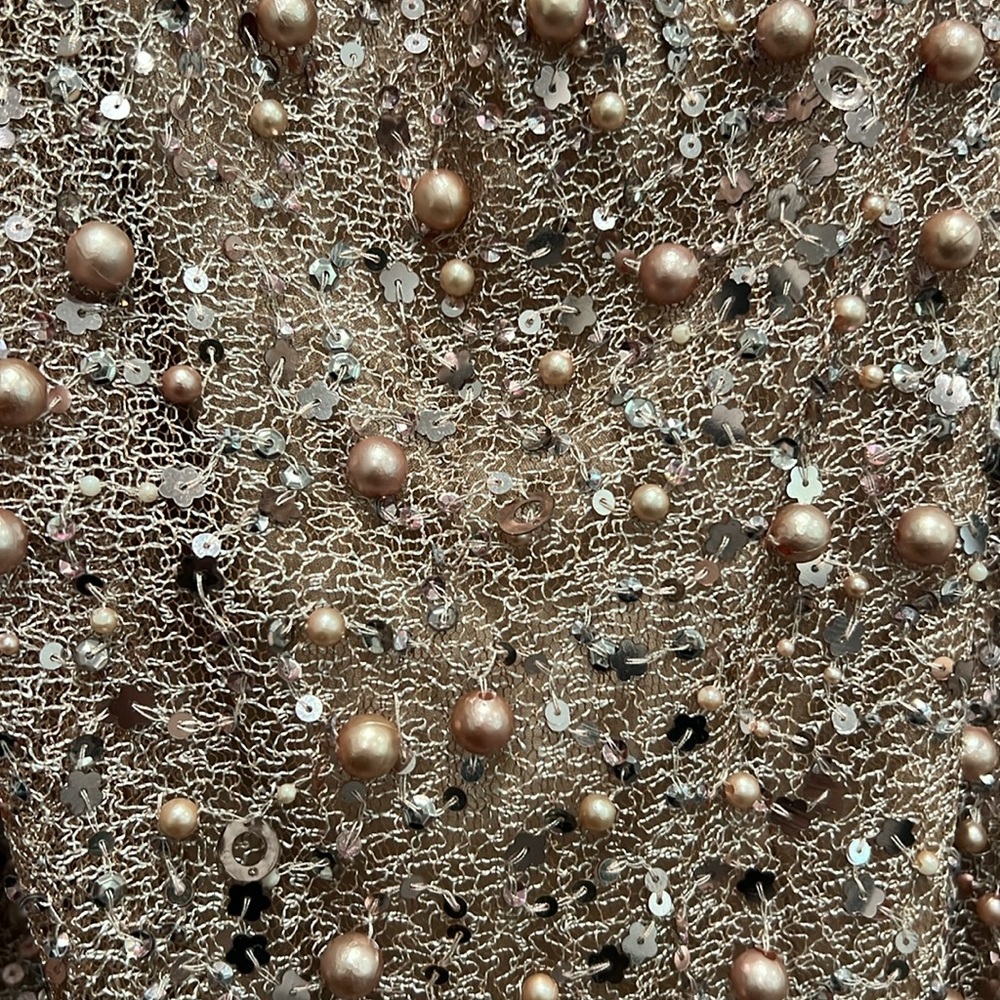 Aidan Mattox Beaded Halter Dress - Picture 5 of 7